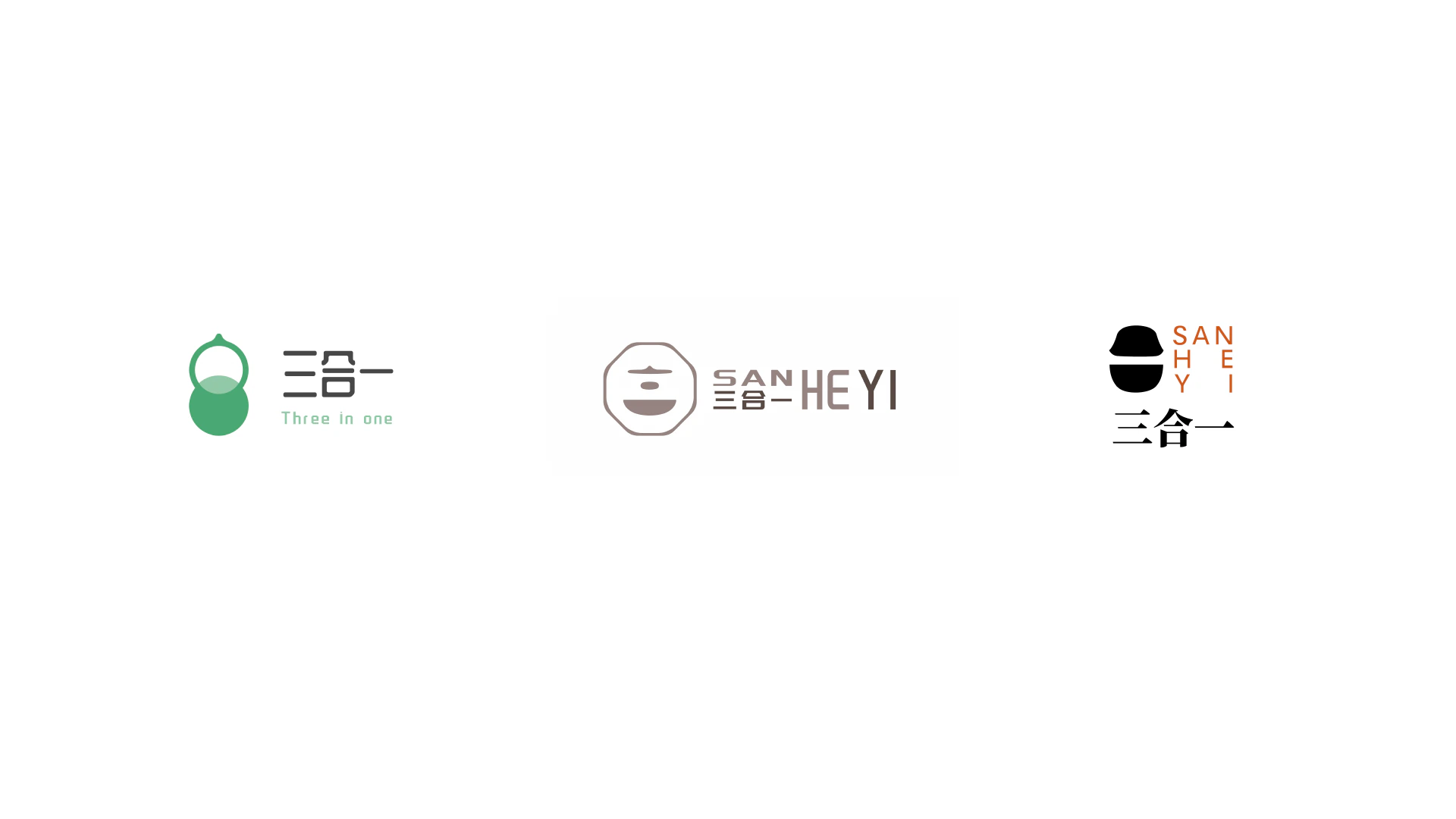 Comparison of three Sanheyi identity directions